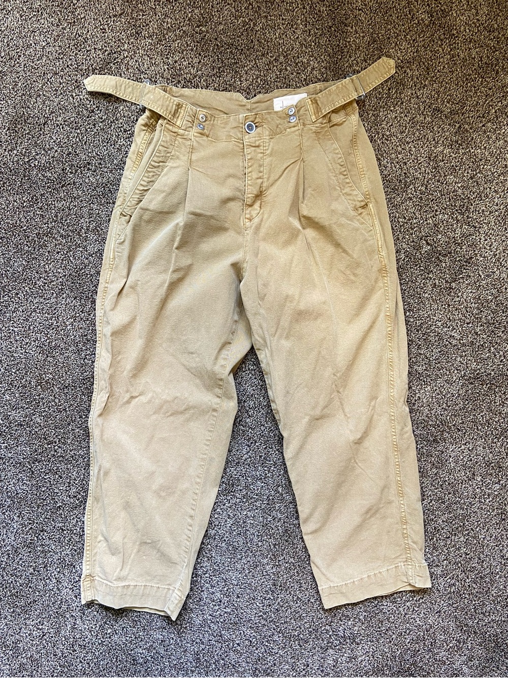Anthropologie High Waisted Pant Light Brown Size 28